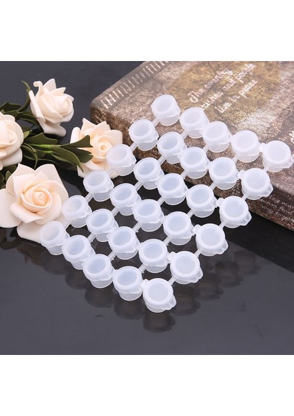 Boya Kutusu 24 Göz 4ml , Boncuk Kutusu Lens Kutusu Plastik Boya Saklama Kutusu