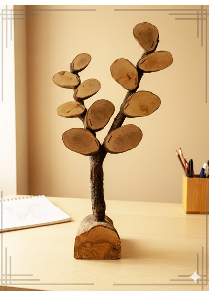 Öğretmenler Gününe Özel Sınıf Ağacı Hediyesi Zeytin Ağacından Yapılmış Tasarım