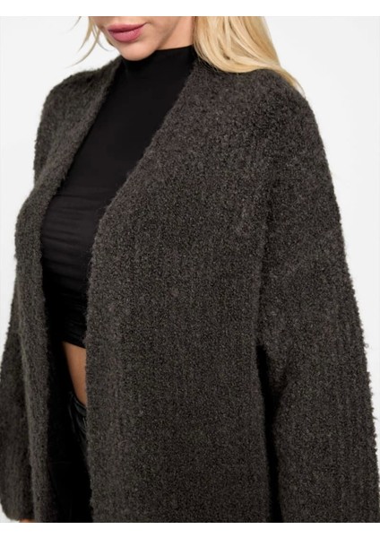 Beniko Kadın Kahverengi Yün Karışımlı Triko Hırka W5BR54Z0702-G1H3 fiyatları