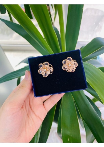 Lotus Çiçeği Küpe