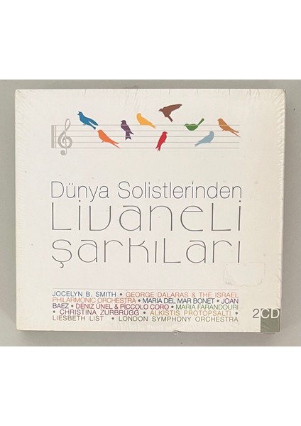 Zülfü Livaneli Dünya Solistlerinden 2 CD (Jelatinli Sıfır Orijnal Dönem Baskı Cd)