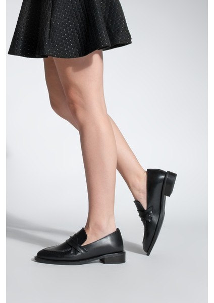 Kadın Loafer Makosen Günlük Ayakkabı Mendi Siyah fırsatları