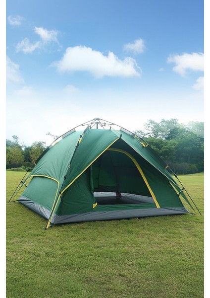 4 Kişilik Çift Kapılı Çift Katmanlı Otomatik Kamp Çadırı 220X200X140 fiyatları