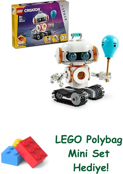 Creator 3’ü 1 Arada Uzay Robotu 31164 + Polybag