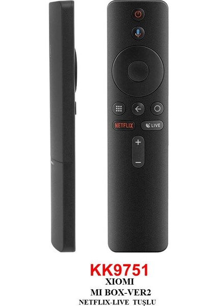 MI TV STICK/MI BOX 4S 4K VER.2 NETFLIX-LIV LCD KUMANDASI