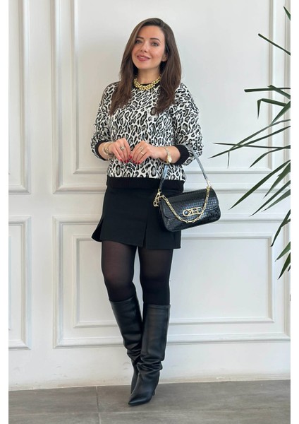 Çelik Kumaş Ön Arka Etek Görünümlü Likralı Şort Etek indirimleri