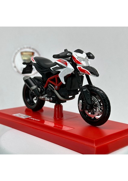 Ducati Hypermotard Sp 1:18 Diecast Maket Motor – Lisanslı Metal Model Motosiklet