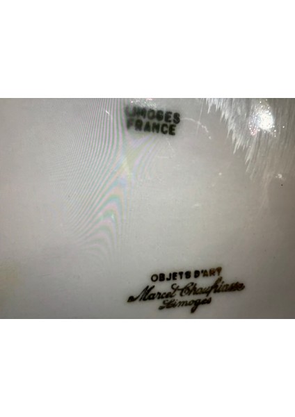 Limoges France 2,5 cm Çapında Porselen Dekor Tabağı fiyatları