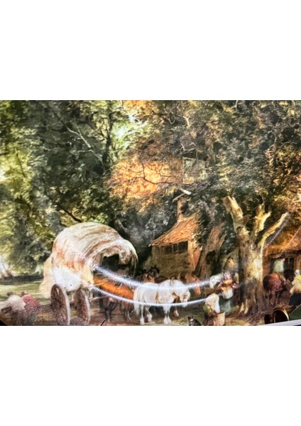 Limoges France 2,5 cm Çapında Porselen Dekor Tabağı fırsatları