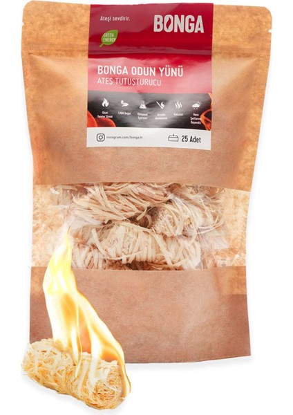Odun Yünü Tutuşturucu 25 Adet / 350 G
