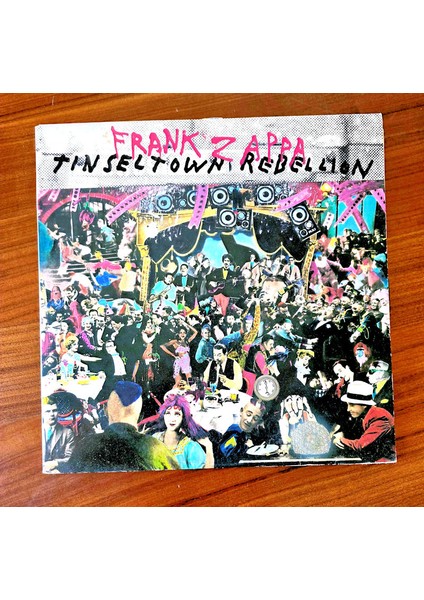 Frank Zappa Tinsel Town Rebellion (Double Lp) *printed In Holland Palk 8,5 / Kapak 8 Plak