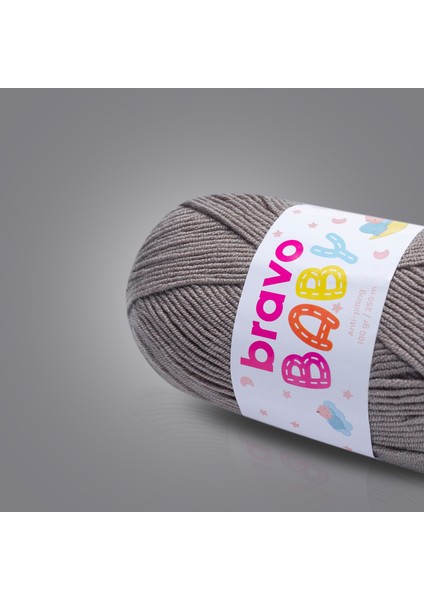 Baby Tüylenmez ( Anti Pilling ) Bebek Yünü 100 gr 250 Metre (Renk Kodu: 960) Vizon