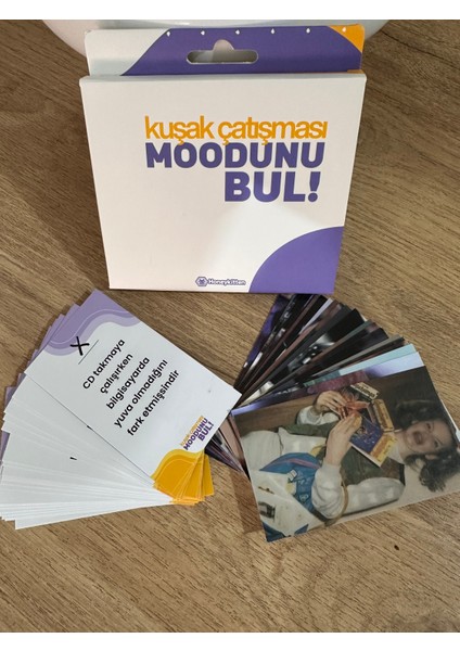 Moodunu Bul Kuşak Çatışması Kart Oyunu 45 Adet Kart fırsatları