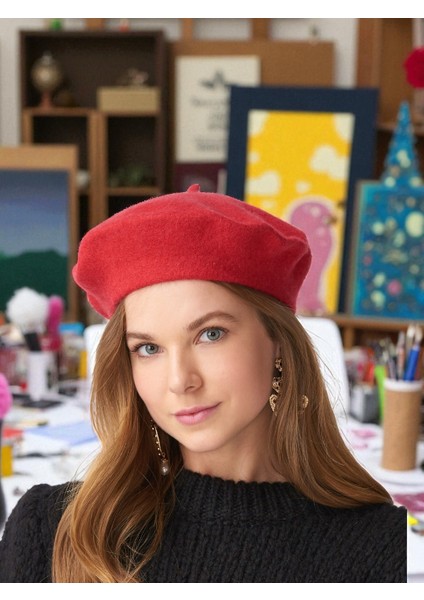 Füme Bayan Mevsimlik Yüksek Kalite Ressam Bere Çok Renkli Çeşit Modeller