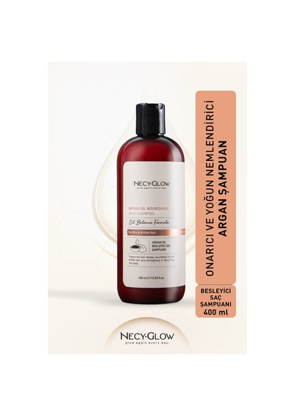 Argan Yağlı Onarıcı Şampuan 399 ml Sülfatsız Formül Tüm Saç Tiplerine Uygun modelleri