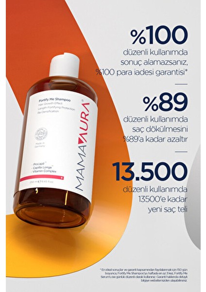 Fortify Me Şampuan 250 ml Dökülen Saçlar için Bitkisel Aktiflerle Zenginleştirilmiş indirimleri