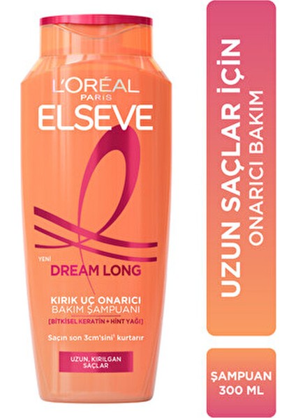 Loreal Elseve Dream Long Onarıcı Bakım Şampuan 5'li Set 360 ml Kırılma Önleyici Tüm Saçlar için modelleri