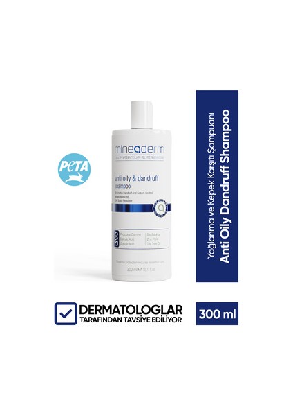Anti Oily & Dandruff Şampuan 300 ml Kuru Saçlar için Arındırıcı Etki fiyatları