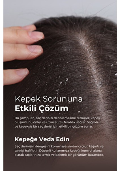 Tto KP Clinic Vegan Şampuan 500 ml Kepekli Saçlar için Parabensiz Besleyici Formül indirimleri