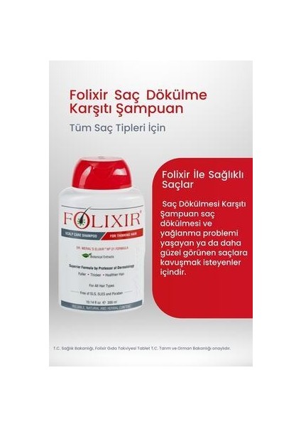 Dökülme Karşıtı Saç Şampuanı 300 ml Kadın ve Erkek Kullanımı için Uygun fiyatları