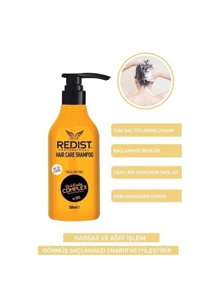 Tuzsuz Şampuan 500 ml Keratin ve Brezilya Fönü Sonrası Tüm Saç Tipleri için Özel Bakım