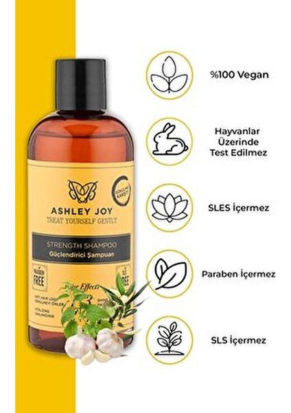 Dökülme Karşıtı Güçlendirici Şampuan 400 ml Tüm Saç Tipleri için Parabensiz