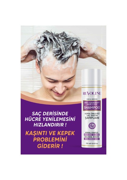 Kepek Şampuanı 250 ml Kadınlar için Kuru ve Kırılgan Saçları Besler