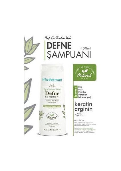 Defne Şampuanı 400 ml Tüm Saçlar için Doğal Bitki Özlü Besleyici Etki fiyatları