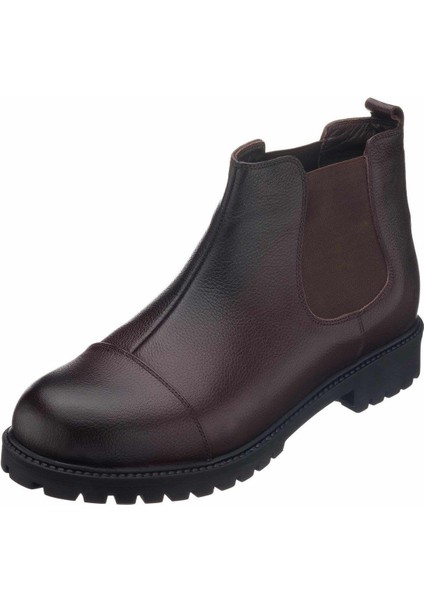 45 - 46 - 47 - 48 -49 - 50 GG1284 Kahve Büyük Numara Dana Derisi Rahat Geniş Kalıp Erkek Bot