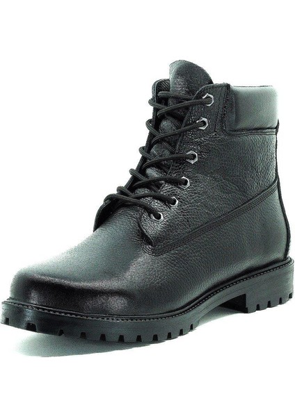 TLAND0802 Siyah Deritimber Land Style Kışlık Büyük Numara Erkek Bot Sıcak Astar Rahat Geniş Kalıp 46