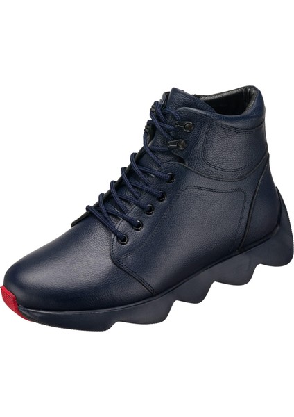 ST2022 Lacivert Dana Derisi Erkek Bot Rahat Geniş Kalıp Özel Seri Yeni Sezon