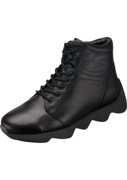 ST2022 Siyah Dana Derisi Erkek Bot Rahat Geniş Kalıp Özel Seri Yeni Sezon