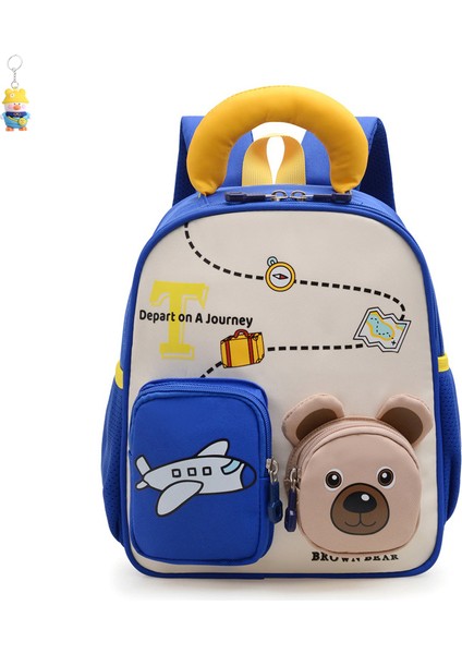 Çocuk Okul Çantaları Sevimli Karikatür Anaokulu Erkek ve Kız Okul Çantaları Moda Hafif Büyük Kapasiteli Sırt (Yurt Dışından)
