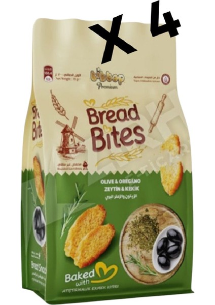 Zeytin&kekikli Ekmek Kıtırı 70 Gr. x 4 Adet