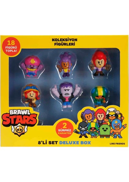 8'li Delüks Figür Set Asorti Set 1 modelleri