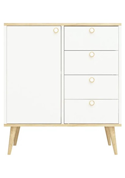 Genç Odası Takımı 6 Parça | Gardırop + Karyola + Şifonyer + Komodin + Çalışma Masası + Kitaplık |