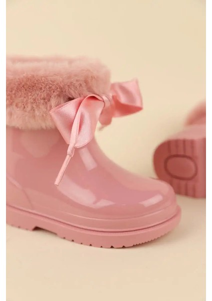 22-30 Numara Bımbı Soft Yağmur Çizmesi - Pembe