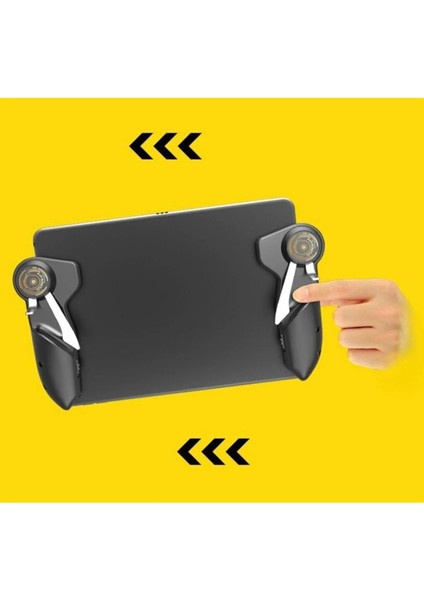 Tablet Uyumlu 6 Parmak Tetik Pubg Mobile Joystick Siyah Tetik modelleri