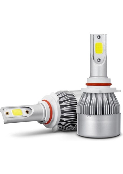 C6 9005 Hb3 Soket Şimşek Etkili LED Xenon Far Ampulü 6000K Kar Beyaz fiyatları