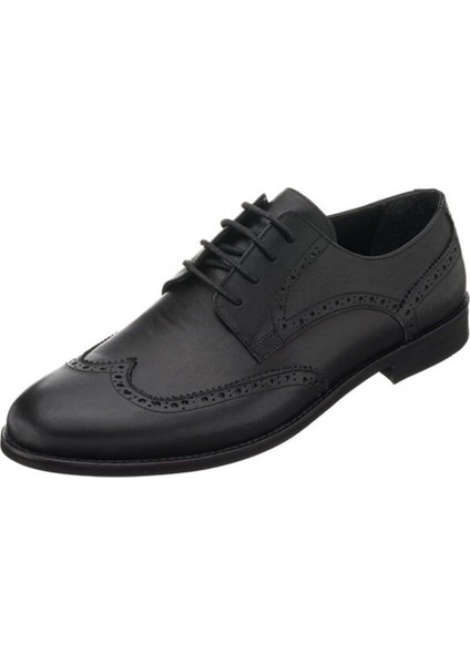 45,46,47,48,49,50 Numaralarda NR1958 Siyah Analin Erkek Ayakkabısı