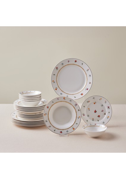 Floret 24 Parça 6 Kişilik Yemek Takımı