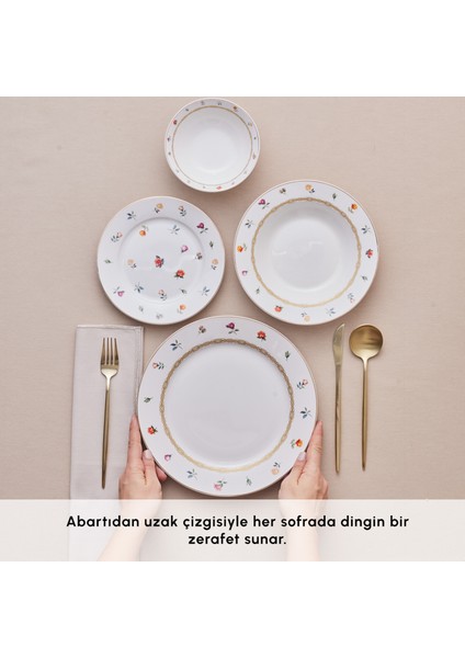 Floret 24 Parça 6 Kişilik Yemek Takımı fırsatları