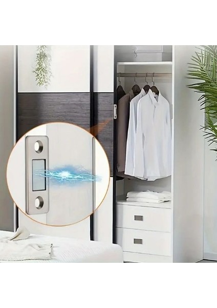 Magnifix 5 ADET SLIM güçlü mıknatıslı kapak tutucu (kapı, çekmece tutucu, çıt çıt)