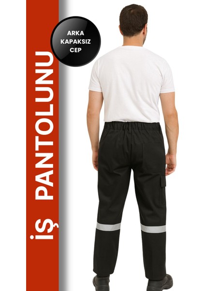 16/12 Gabardin Yazlık Işçi Pantolonu Tek Reflektörlü Iş Pantolonu fırsatları