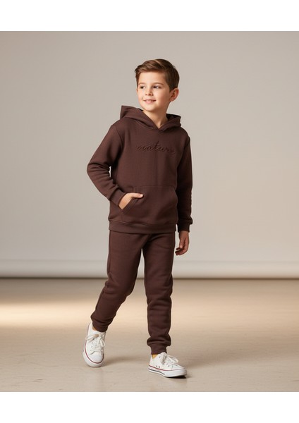 Erkek Çocuk Kapüşonlu Sweat Alt Üst Takım