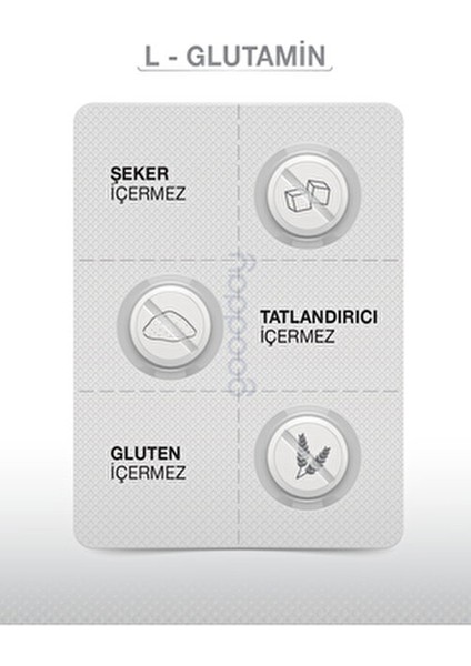 L-Glutamin 30 Saşe 5000 mg Sporcular için Amonyağı Temizleme Takviyesi