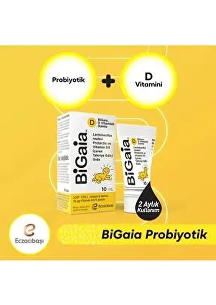 Probiyotik D Vitaminli Damla 10 ml Lactobacillus reuteri İçeren Takviye Gıda fiyatları
