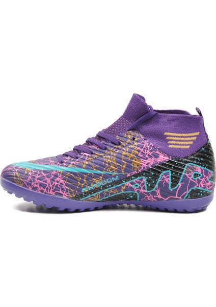 Mor-Turkuaz Çoraplı Erkek Halı Saha Ayakkabısı Air 565 M fiyatları