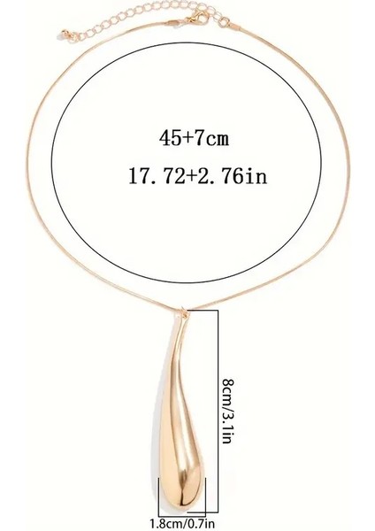 Altın Kaplama Damla Model Büyük Kolye Küpe Seti Tasarım Takı Seti indirimleri