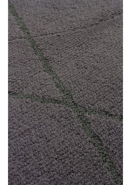 Urban URB 03 Siyah Gri Etnik Desenli Polyester Halı Yumuşak Doku, Toz ve Hav Vermeyen Modern Tasarım indirimleri